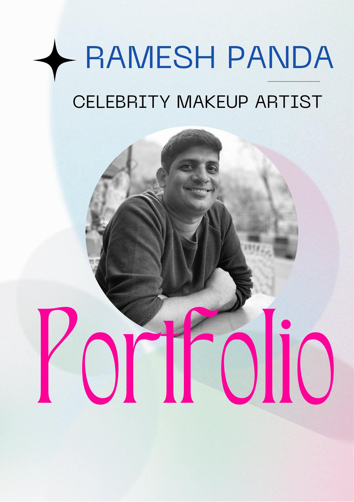 Female artist portfolio cover